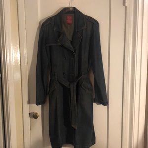 Denim Trench Coat